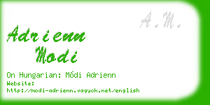 adrienn modi business card