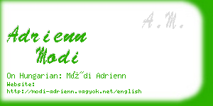 adrienn modi business card